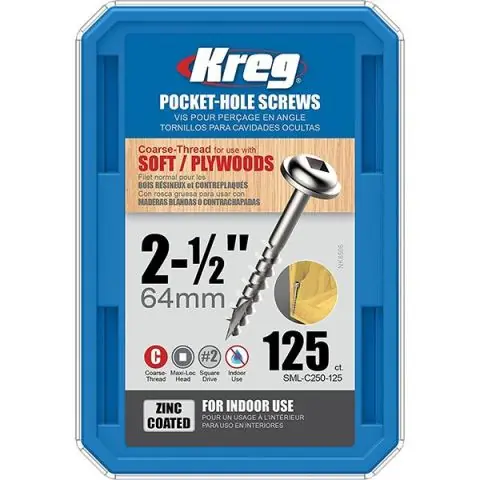 I lager Kreg SML-C250-125 Skruv